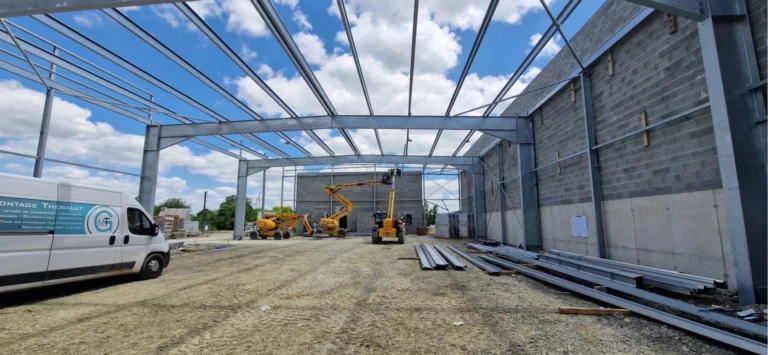 Gmt 56 Charpente Metallique Bretagne Montage Process Sur Site Realisation 17