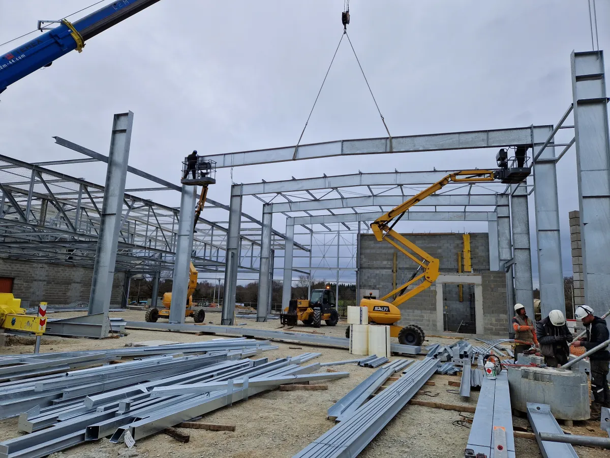 Gmt 56 Charpente Metallique Bretagne Poseurs Charpente